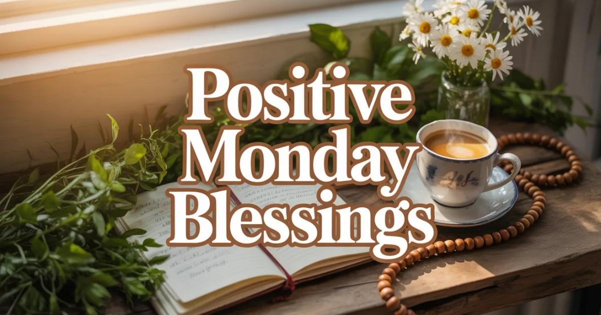positive Monday blessings