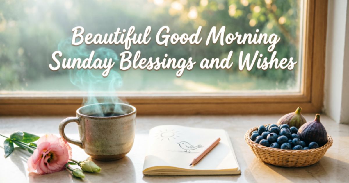 Beautiful Good Morning Sunday Blessings and Wishes with Images