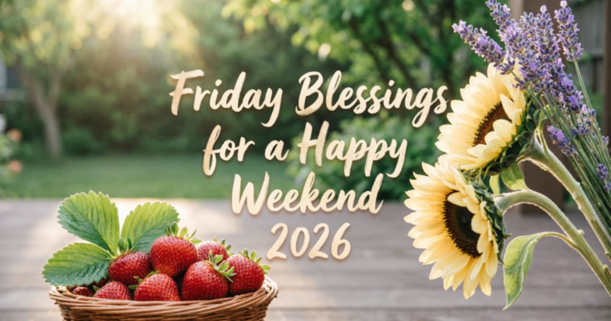 Friday Blessings for a Happy Weekend 2026