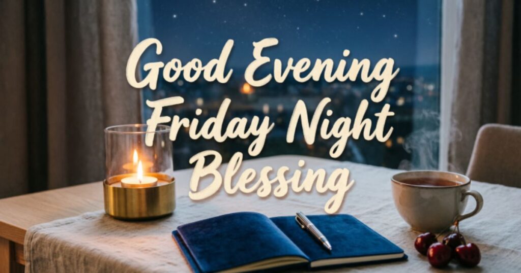Good Evening Friday Night Blessing