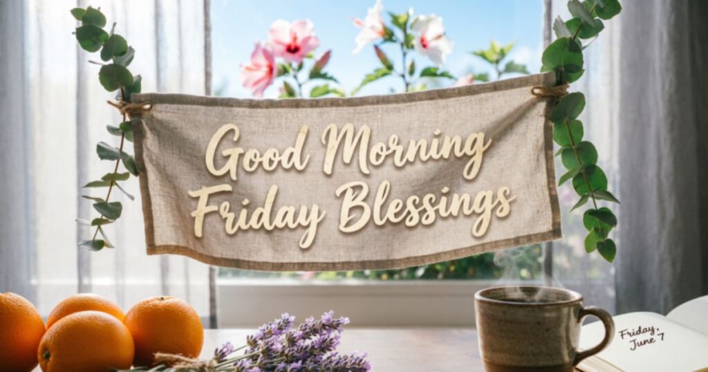 Good Morning Friday Blessings