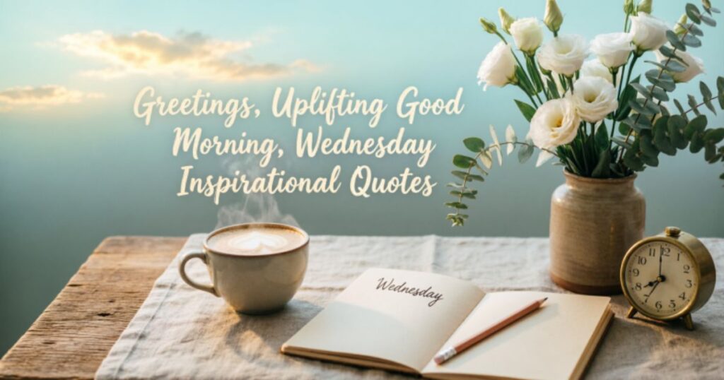 Greetings, Uplifting Good Morning, Wednesday Inspirational Quotes