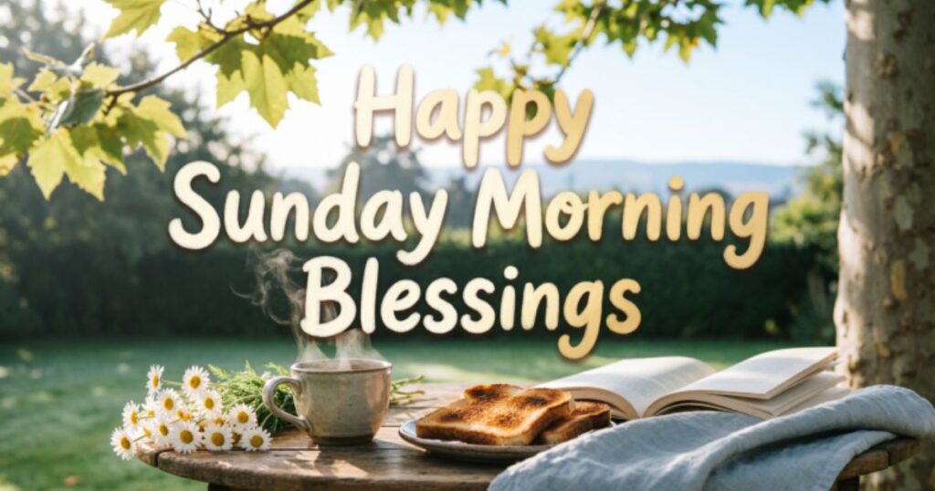 Happy Sunday Morning Blessings