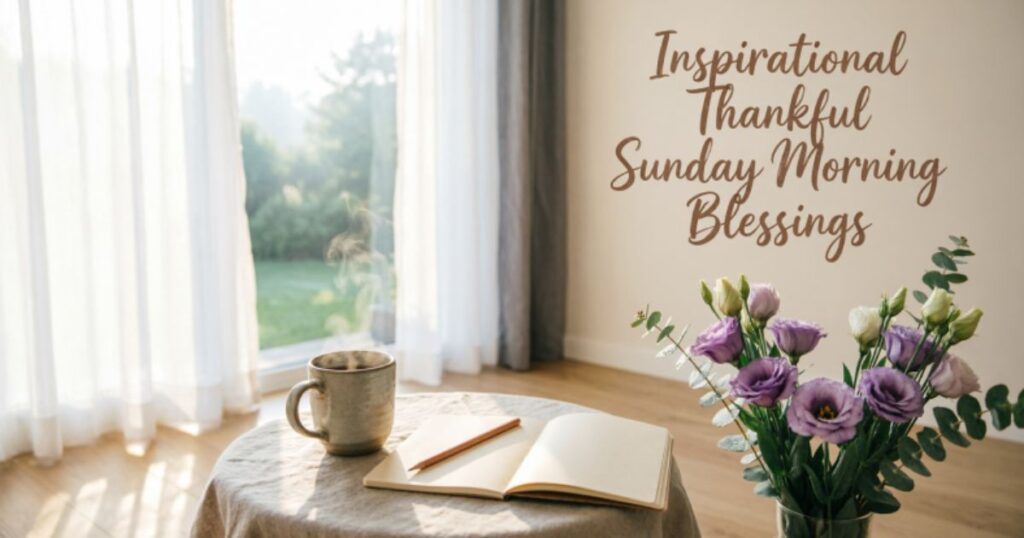 Inspirational Thankful Sunday Morning Blessings