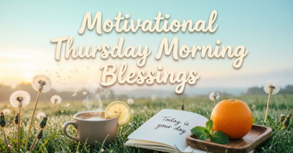 Motivational Thursday Morning Blessings