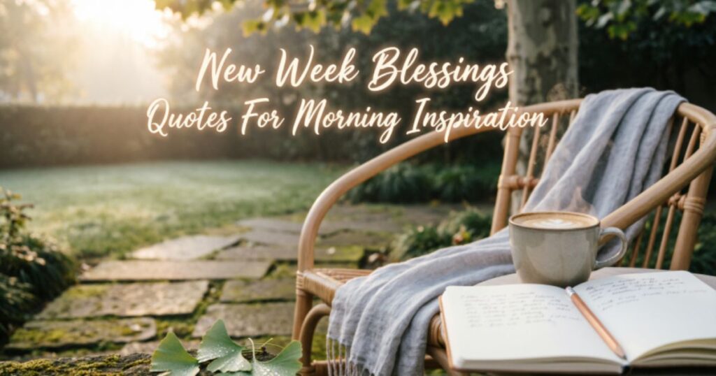 New Week Blessings Quotes For Morning Inspiration