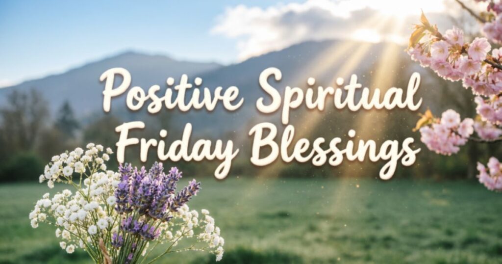 Positive Spiritual Friday Blessings