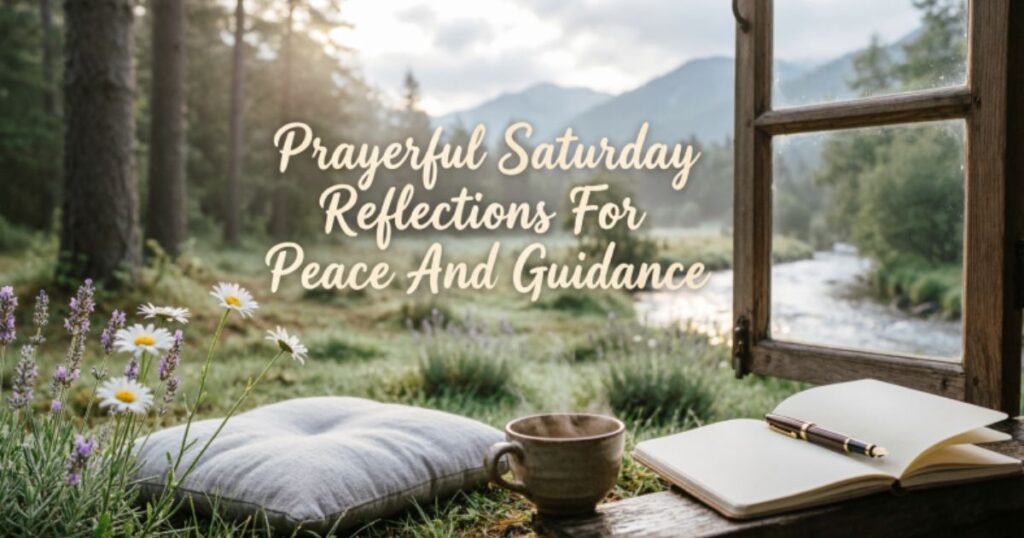 Prayerful Saturday Reflections For Peace And Guidance