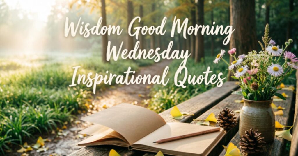 Wisdom Good Morning Wednesday Inspirational Quotes