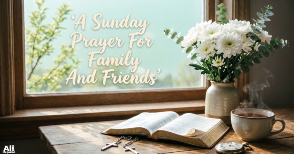 A Sunday Prayer For Family And Friends