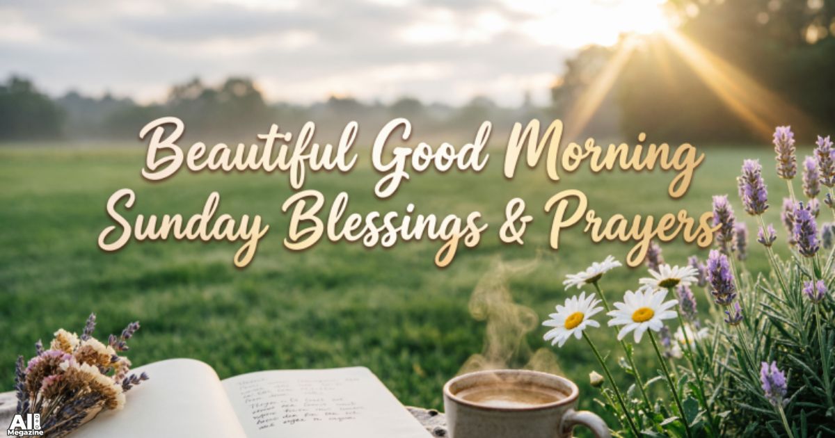 Beautiful Good Morning Sunday Blessings & Prayers