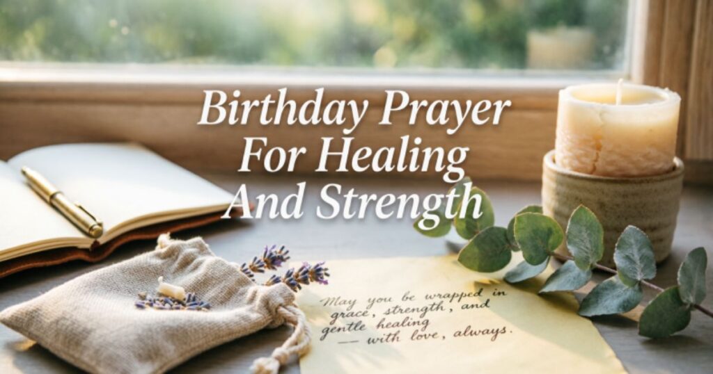 Birthday Prayer For Healing And Strength