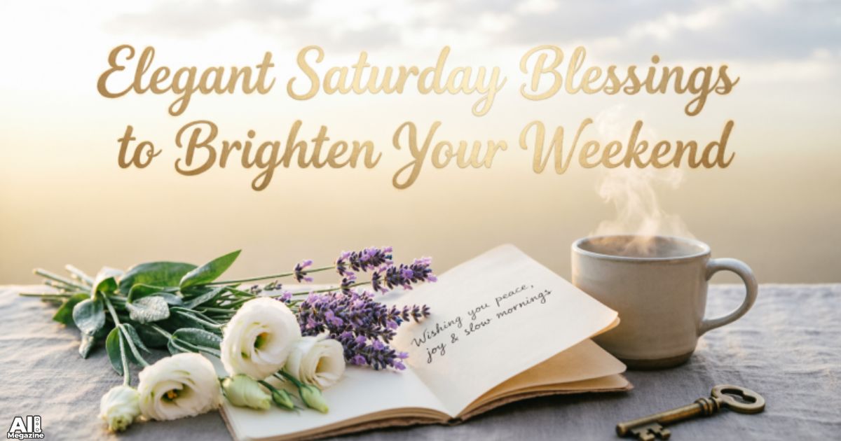 Elegant Saturday Blessings to Brighten Your Weekend