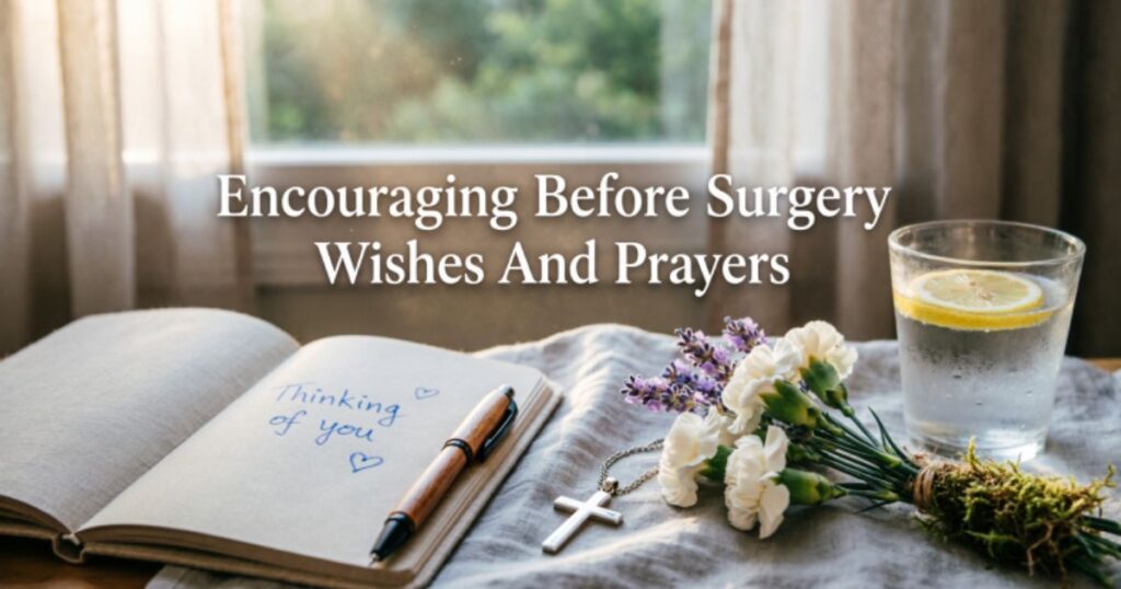 Encouraging Before Surgery Wishes And Prayers