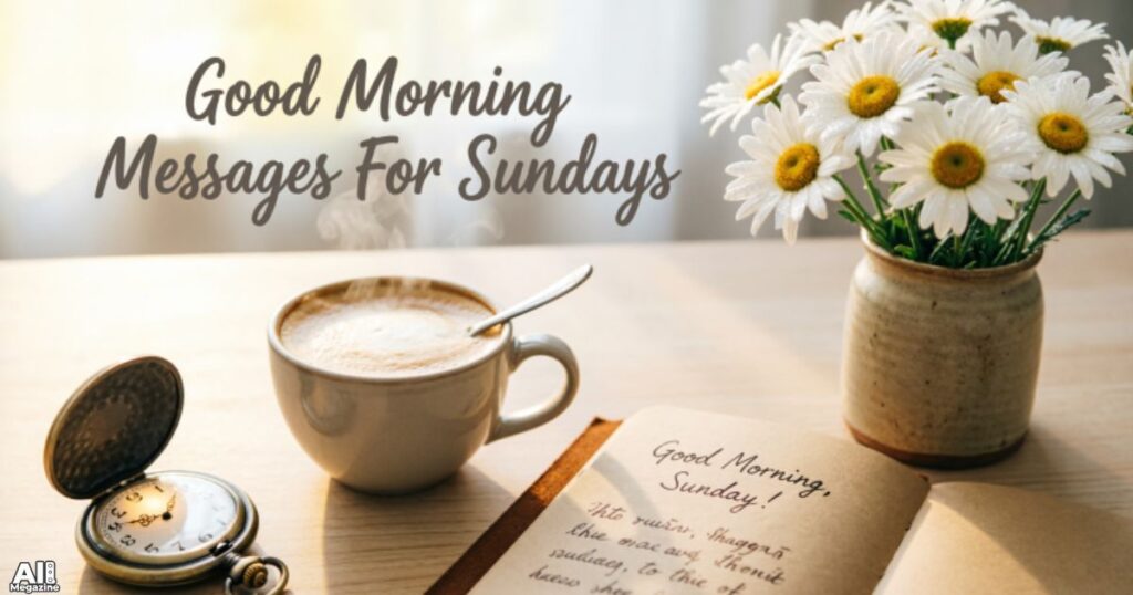 Good Morning Messages For Sundays