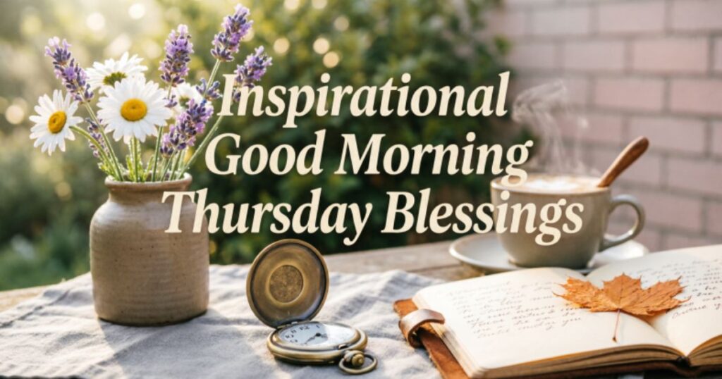 Inspirational Good Morning Thursday Blessings
