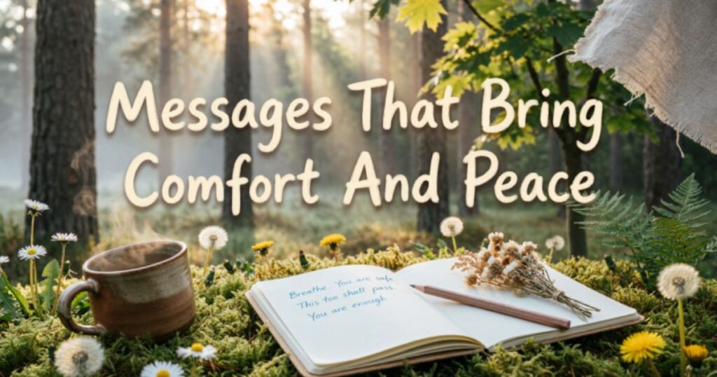 Messages That Bring Comfort And Peace