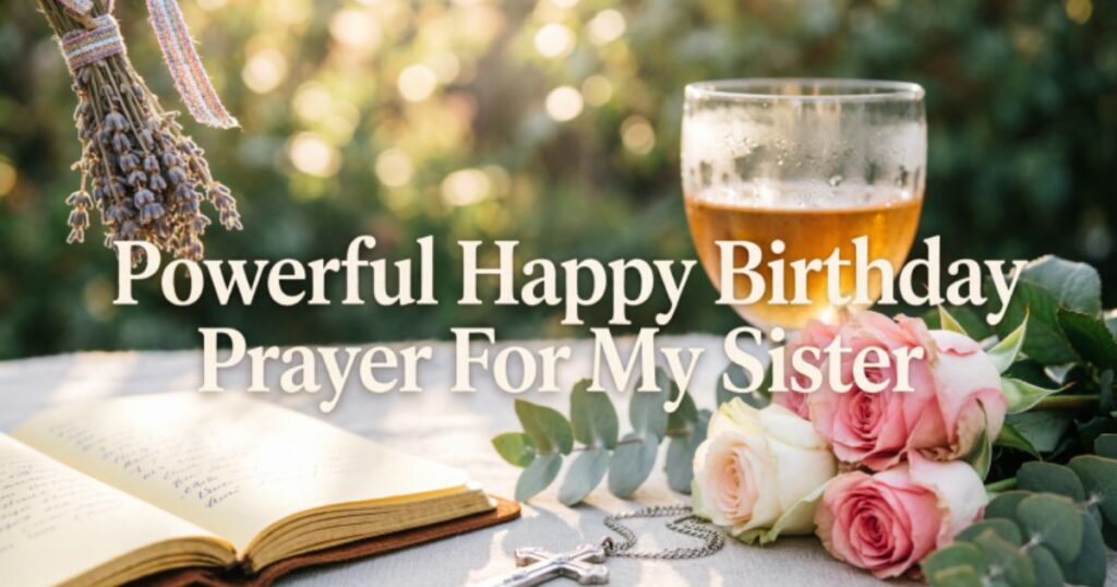 Powerful Happy Birthday Prayer For My Sister