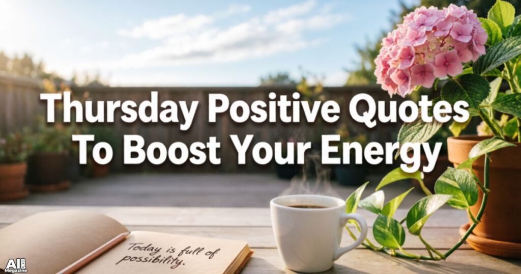 Thursday Positive Quotes To Boost Your Energy