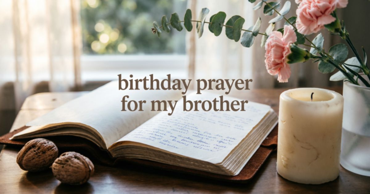 birthday prayer for my brother