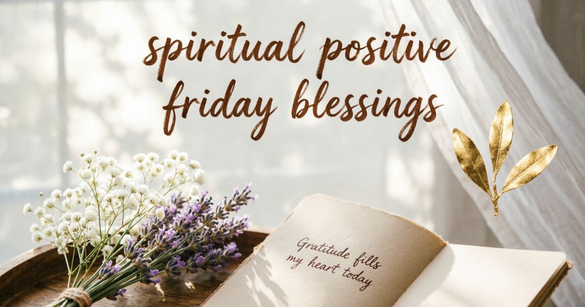 spiritual positive friday blessings