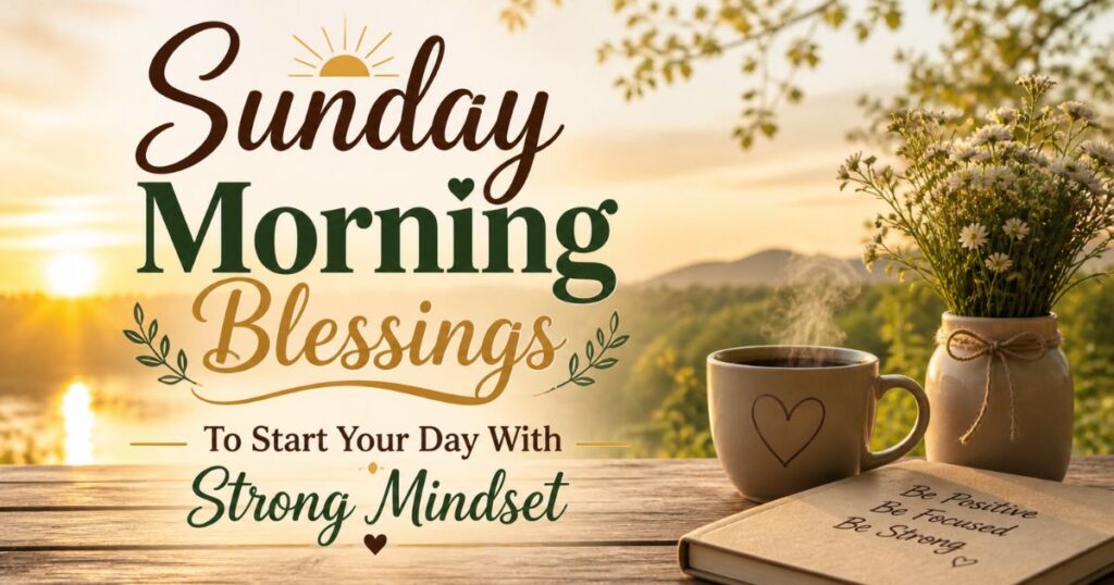 Sunday Morning Blessings To Start Your Day With Strong Mindset