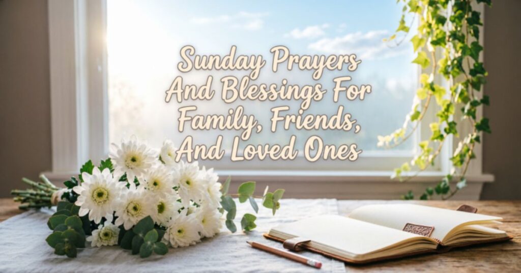 Sunday Prayers And Blessings For Family, Friends, And Loved Ones