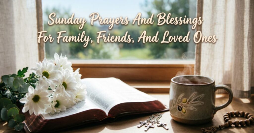 Sunday Prayers And Blessings For Family, Friends, And Loved Ones