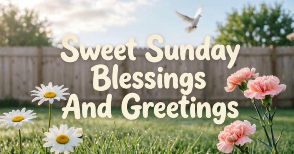 Sweet Sunday Blessings And Greetings