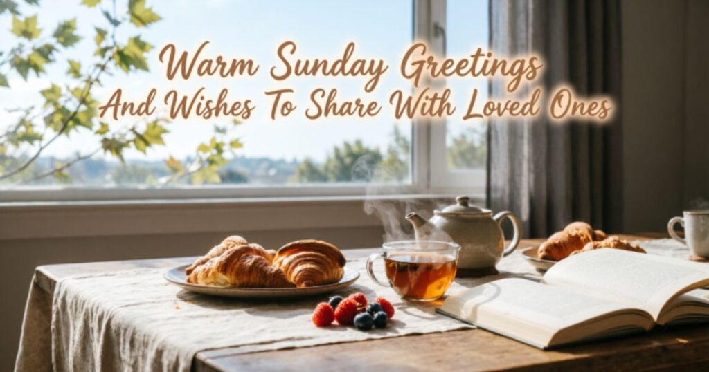 Warm Sunday Greetings And Wishes To Share With Loved Ones