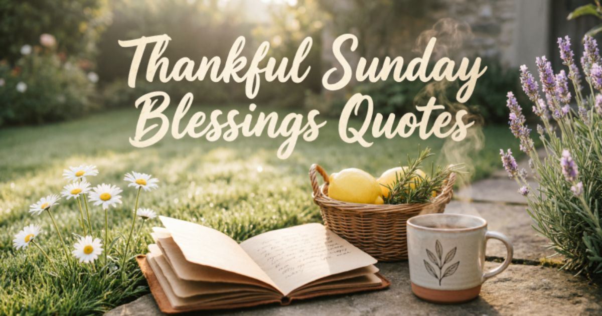 thankful sunday blessings quotes