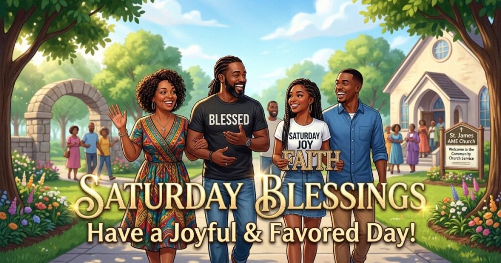African American Saturday Blessings GIF