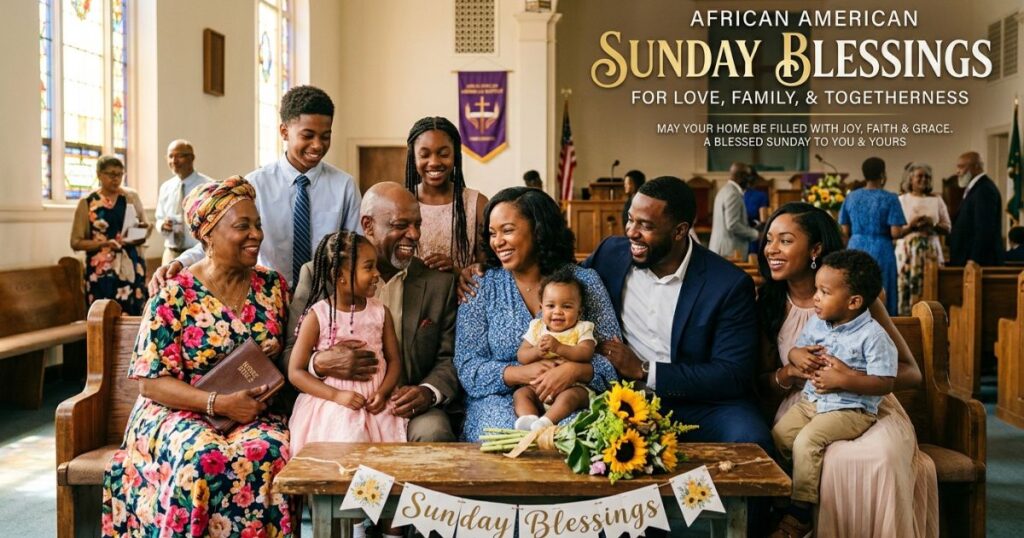 African American Sunday Blessings For Love, Family, And Togetherness