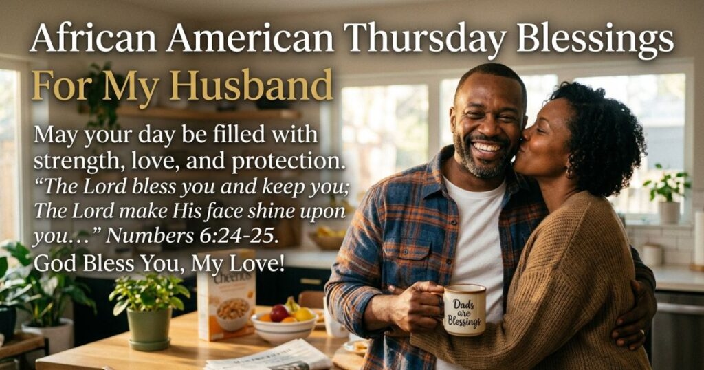 African American Thursday Blessings For Husband