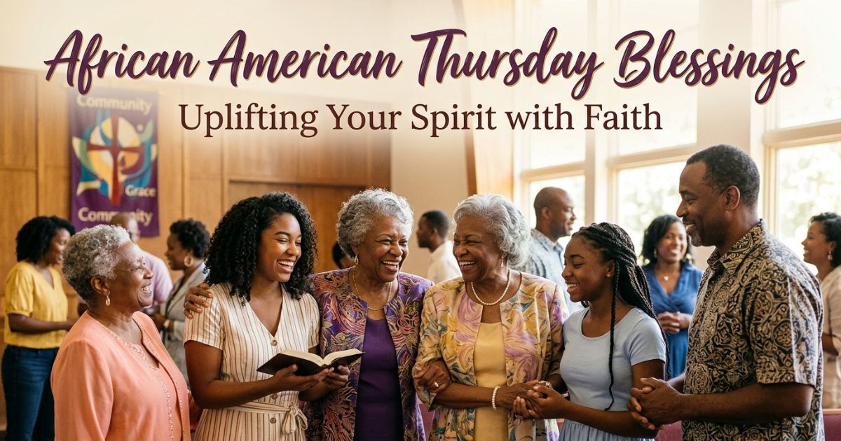 African American Thursday Blessings: Uplifting Your Spirit with Faith