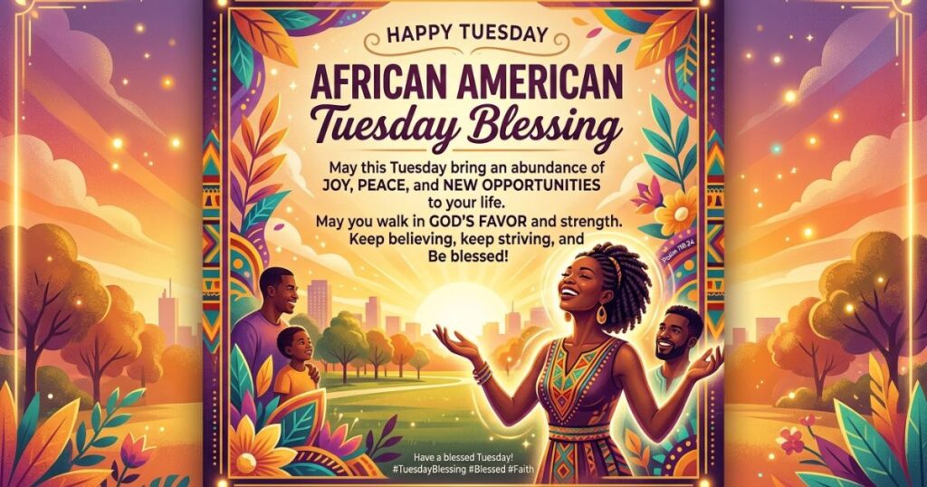 African American Tuesday Blessing For Instagram