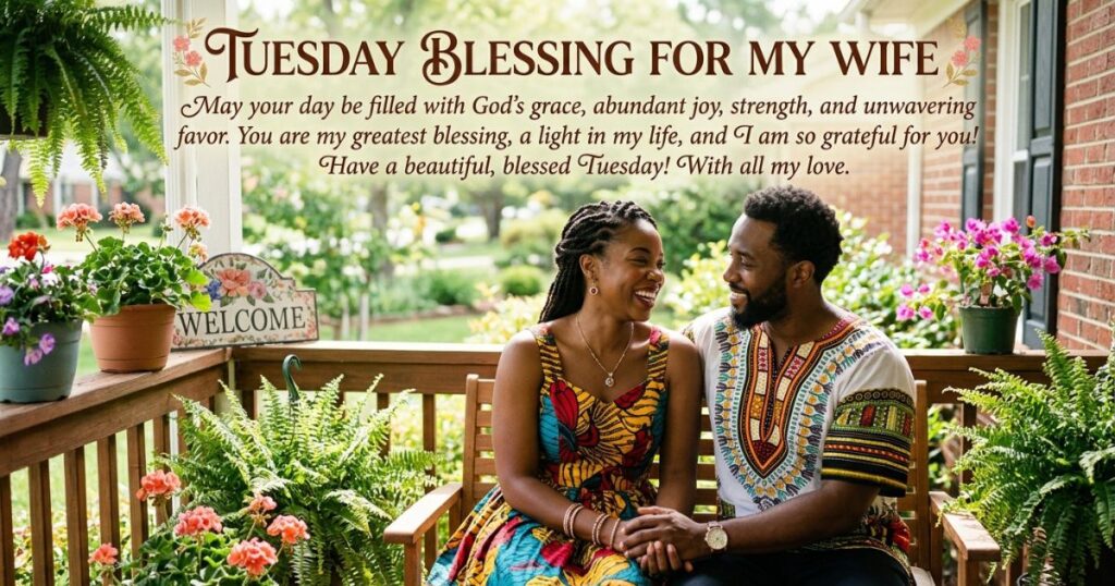 African American Tuesday Blessing For Wife