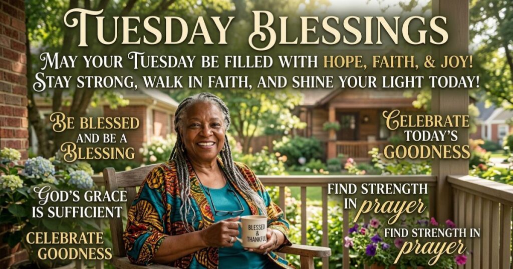 African American Tuesday Blessings Quotes
