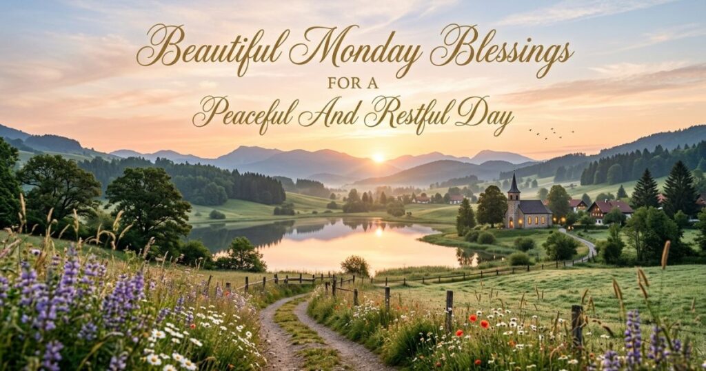 Beautiful Monday Blessings For A Peaceful And Restful Day