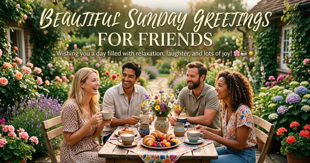 Beautiful Sunday Greetings for Friends