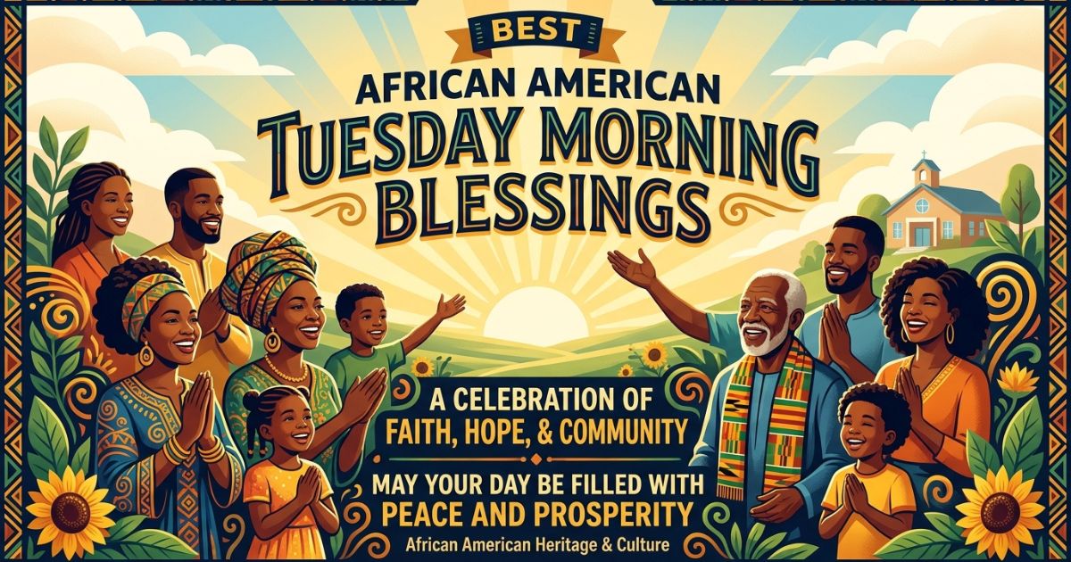 Best African American Tuesday Morning Blessings