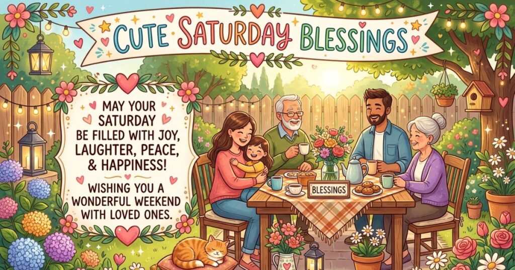 Cute Saturday Blessings And Wishes For Friends & Family