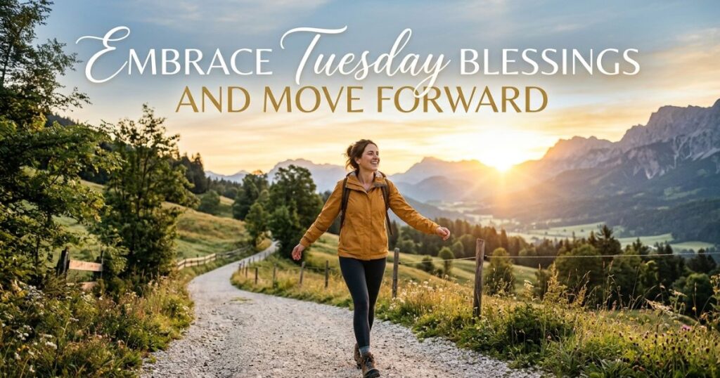 Embrace Tuesday Blessings And Move Forward