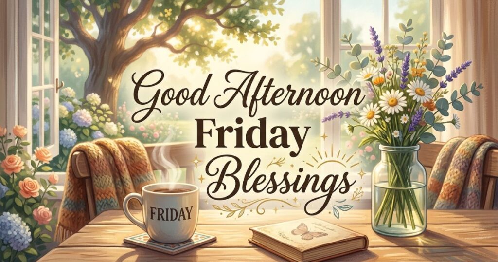 Good Afternoon Friday Blessings