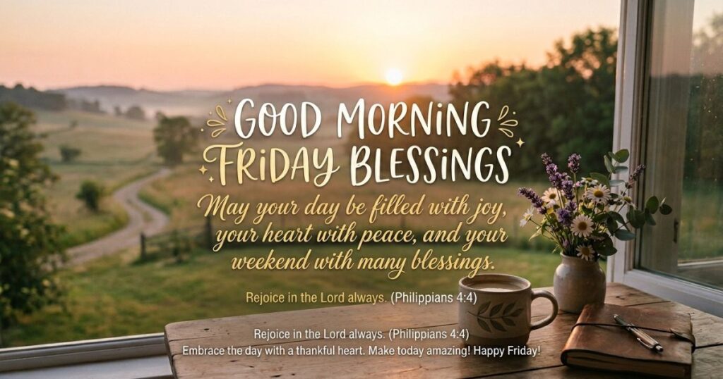 Good Morning Friday Blessings Quotes