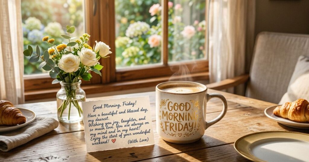 Good Morning Friday Messages For Loved Ones