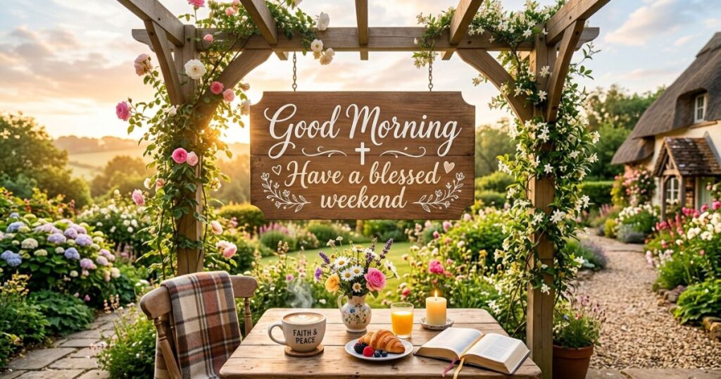 Good Morning Have a blessed weekend