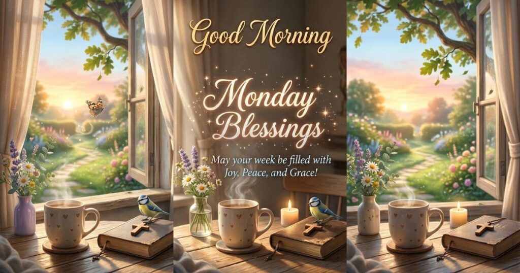 Good Morning Monday Blessings Gif