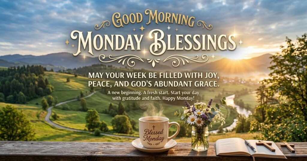Good Morning Monday Blessings Images And Pictures