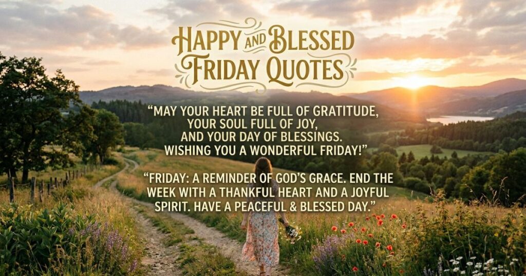Happy And Blessed Friday Quotes